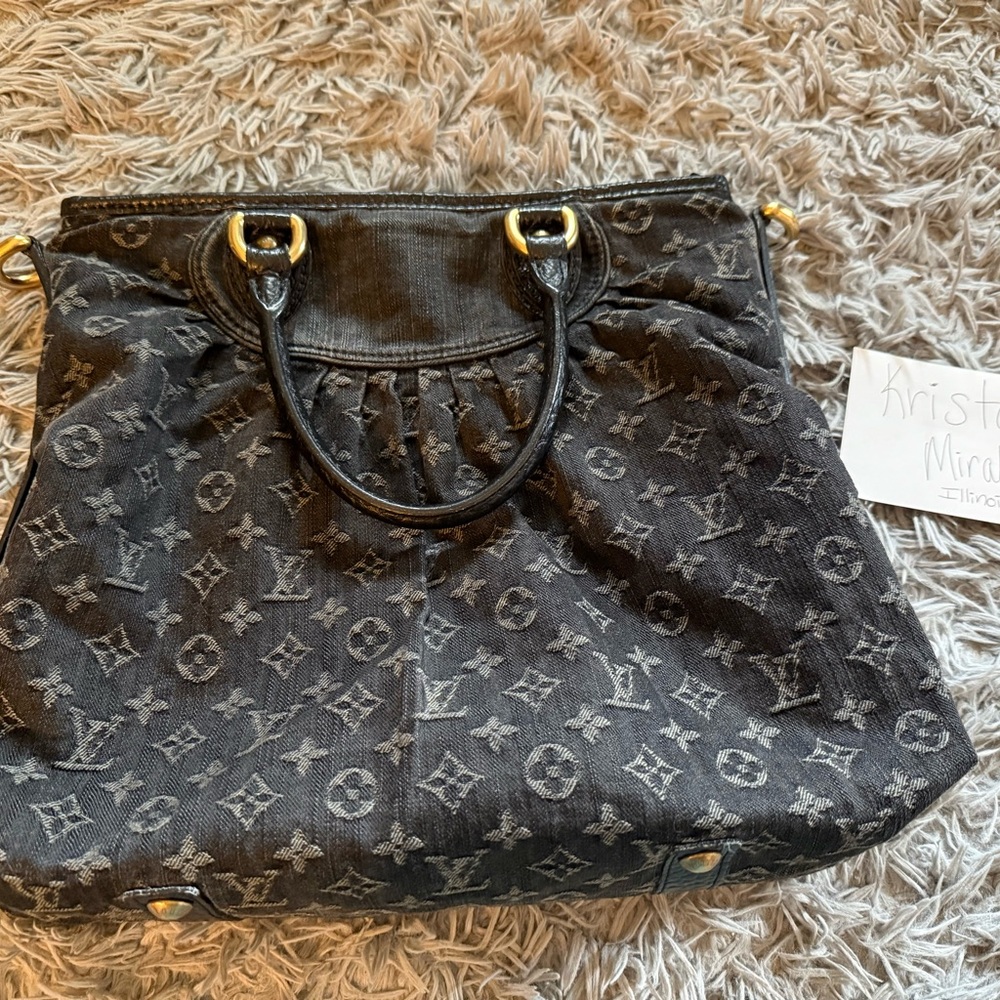Louis Vuitton Gray Monogram Shoulder Bag
